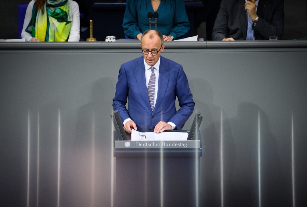 Merz urges Europe to step up and learn “language of power politics”
