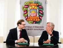 Mārtiņš Odobērs, CEO and Co-founder of Lexu AI & Saulvedis Vārpiņš, Chairman of the Council of the Latvian Council of Sworn Advocates