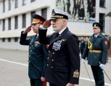 Chair of the NATO Military Committee Admiral Giuseppe Cavo Dragone visits the Republic of Moldova