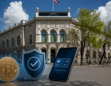 Created by AI using Latvijas Banka picture