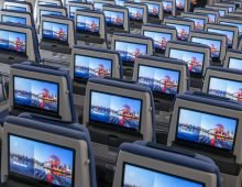Lufthansa Group passengers will in future be able to surf the internet and stream using their own devices, the German carrier said on Monday. Photo: Peter Kneffel/dpa