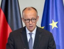German Chancellor Friedrich Merz attends a joint press conference with King Abdullah II of Jordan at the Federal Chancellery. Photo: Soeren Stache/dpa
Credit: Soeren Stache/dpa