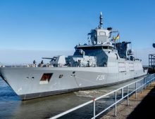 After a deployment lasting several months, the frigate "Sachsen-Anhalt" has arrived at the naval base. Photo: Hauke-Christian Dittrich/dpa