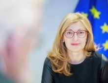 The European Commissioner for Startups, Research and Innovation, Ekaterina Zaharieva