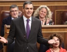 25 February 2026, Spain, Madrid: Spanish Prime Minister Pedro Sanchez speaks during a government control session held at the Lower Chamber of Spanish Parliament. Photo: Eduardo Parra/EUROPA PRESS/dpa