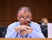 EESC member John Comer. Photo credit: European Economic and Social Committee.