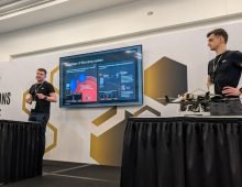 Microamp CEO Dawid Kuchta and CTO Marcin Góralczyk on the SOF Solutions Stage at SOF WEEK in Tampa, Florida on May 20.