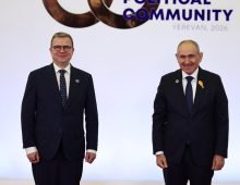 Prime Minister Petteri Orpo and Prime Minister of Armenia Nikol Pashinyan