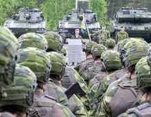 The NATO Forward Land Forces Finland has been established on June 6, 2026, in Boden, Finland. General Markus Laubenthal, SHAPE Chief of Staff, assumed Command of the Swedish Regiment in presence of the Swedish Minister of Defence Pål Jonson. The FLF Finland will be the 9th FLF in SACEURs AoR. NATO Photo by OR-7 Dennis Sattler