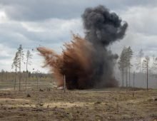 Detonation during a Pioneer battalion exercise. Source: Capt. Karl Alfred Baumeister/Ministry of Defense