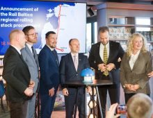 The Baltic states announced a regional tender for local trains on the Rail Baltica track connecting all three countries. (Photo: Siim Lõvi / ERR)