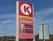 Price of diesel in Tallinn on March 23, 2026. Source: Marcus Turovski/ERR