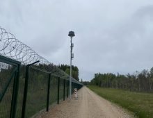 Estonia's Police and Border Guard Board (PPA) has installed the first drone detection system on the eastern border. (Photo: Leevi Lillemäe/ERR)