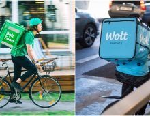 Food couriers in Tallinn. Source: ERR