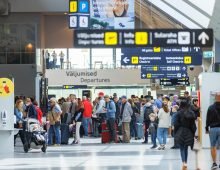 Arrivals and departures hall at Tallinn Airport. Source: Jarek Jõepera