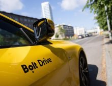 A Bolt Drive car in Tallinn. Source: Siim Lõvi/ERR